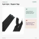 68 cm / 26.77 in #5 Nylon Open-End Separating Zipper for Jackets and Coats in Black