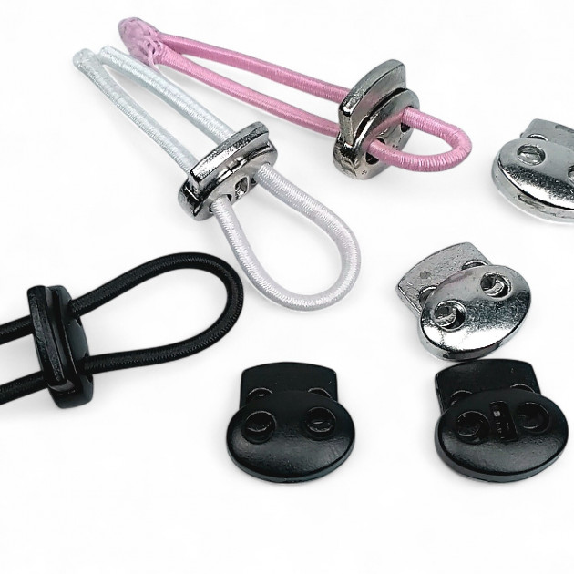 Two Hole 4.5 mm Hole Diameter Stopper Metal Stopper - Top Press NS004500