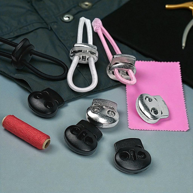 Two Hole 4.5 mm Hole Diameter Stopper Metal Stopper - Top Press NS004500