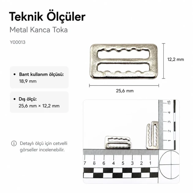 Hook Buckle 2 cm / 0.79 in Threaded Penuar Hook Y00013 suitable for bra production, swimwear, and various applications