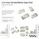 Hook Buckle 2 cm / 0.79 in Threaded Penuar Hook Y00013 suitable for bra production, swimwear, and various applications