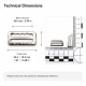 Hook Buckle 2 cm / 0.79 in Threaded Penuar Hook Y00013 suitable for bra production, swimwear, and various applications