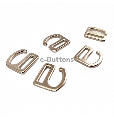 Bra Buckles - Hooks and Loops - 9.5 mm Bra Hook Metal Hook