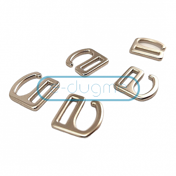 ▷ Hook and Eye Clasp Types and Models - 12 mm Bra Buckle Set - Strap  Adjustment Buckle Hook and Loop AK00120