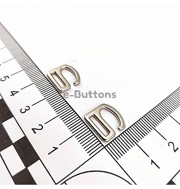 Bra Buckles - Hooks and Loops - 9.5 mm Bra Hook Metal Hook