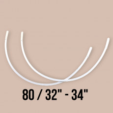 Nylon Covered 80 Size Bra Underwire 50 Pieces / Pack PIRN00080BLN Nylon Covered 80 Size Bra Underwire 50 Pieces / Pack PIRN00080BLN