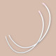 90 Size Nylon Covered Bra Underwire 50 Pcs / Pack PIRN00090BLN