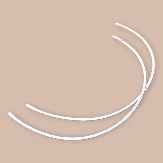 Nylon Covered 100 Size Bra Underwire 50 Pcs / Pack PIRN00100BLN