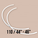 110 Size Nylon Covered Bra Underwire 50 Pcs / Pack PIRN00110BLN