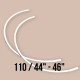 110 Size Nylon Covered Bra Underwire 50 Pcs / Pack PIRN00110BLN
