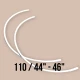 110 Size Nylon Covered Bra Underwire 50 Pcs / Pack PIRN00110BLN