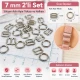 7 mm / 0.28 in Zamak Bra Strap Slider and Ring 2-Piece Set PIR700007Z