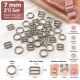 7 mm / 0.28 in Zamak Bra Strap Slider and Ring 2-Piece Set PIR700007Z