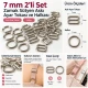 7 mm / 0.28 in Zamak Bra Strap Slider and Ring 2-Piece Set PIR700007Z