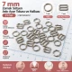 7 mm / 0.28 in Zamak Bra Strap Slider and Ring 2-Piece Set PIR700007Z