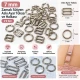 7 mm / 0.28 in Zamak Bra Strap Slider and Ring 2-Piece Set PIR700007Z