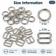8 mm Zamak Bra Strap Slider and Ring 2-Piece Set PIR700008Z