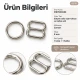 8 mm Zamak Bra Strap Slider and Ring 2-Piece Set PIR700008Z