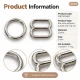 8 mm Zamak Bra Strap Slider and Ring 2-Piece Set PIR700008Z