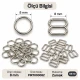 8 mm Zamak Bra Strap Slider and Ring 2-Piece Set PIR700008Z