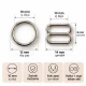 10 mm / 0.39 in Zamak Bra Strap Slider and Ring 2-Piece Set PIR700010Z