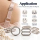 11 mm Zamak Sütyen Askı Ayar Tokası ve Halkası 2'li Set PIR700011Z