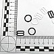 14 mm 0.55" Bra Strap Adjustment Buckle and Ring Metal Nylon Coated PIR700014