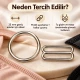 25 mm / 0.98 in Zamak Bra Strap Slider and Ring 2-Piece Set PIR700025Z