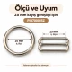 25 mm / 0.98 in Zamak Bra Strap Slider and Ring 2-Piece Set PIR700025Z