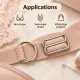 25 mm / 0.98 in Zamak Bra Strap Slider and Ring 2-Piece Set PIR700025Z