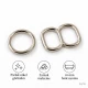 10 mm / 0.39 in Zamak Mayo Model Double-Loop Bra Strap Slider and Ring 2-Piece Set PIR701010Z