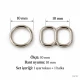 10 mm / 0.39 in Zamak Mayo Model Double-Loop Bra Strap Slider and Ring 2-Piece Set PIR701010Z