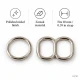 10 mm / 0.39 in Zamak Mayo Model Double-Loop Bra Strap Slider and Ring 2-Piece Set PIR701010Z