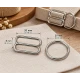 20 mm / 0.79 in Zamak Wide-Body Bra Strap Slider and Ring 2-Piece Set PIR702020Z
