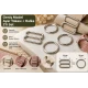 20 mm / 0.79 in Zamak Wide-Body Bra Strap Slider and Ring 2-Piece Set PIR702020Z