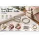 20 mm / 0.79 in Zamak Wide-Body Bra Strap Slider and Ring 2-Piece Set PIR702020Z