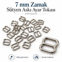 7 mm / 0.28 in Zamak Bra Strap Slider PIR710007Z