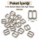 7 mm / 0.28 in Zamak Bra Strap Slider PIR710007Z