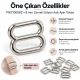 8 mm Zamak Bra Strap Slider PIR710008Z