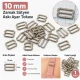 10 mm / 0.39 in Zamak Bra Strap Slider PIR710010Z