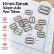 10 mm / 0.39 in Zamak Bra Strap Slider PIR710010Z