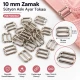 10 mm / 0.39 in Zamak Bra Strap Slider PIR710010Z