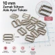 10 mm / 0.39 in Zamak Bra Strap Slider PIR710010Z