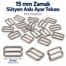 15 mm Zamak Sütyen Askı Ayar Tokası PIR710015Z