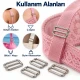 15 mm / 0.59 in Zamak Bra Strap Slider PIR710015Z