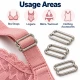 15 mm / 0.59 in Zamak Bra Strap Slider PIR710015Z