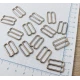 20 mm / 0.79 in Zamak Bra Strap Slider PIR710020Z