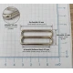 20 mm / 0.79 in Zamak Bra Strap Slider PIR710020Z