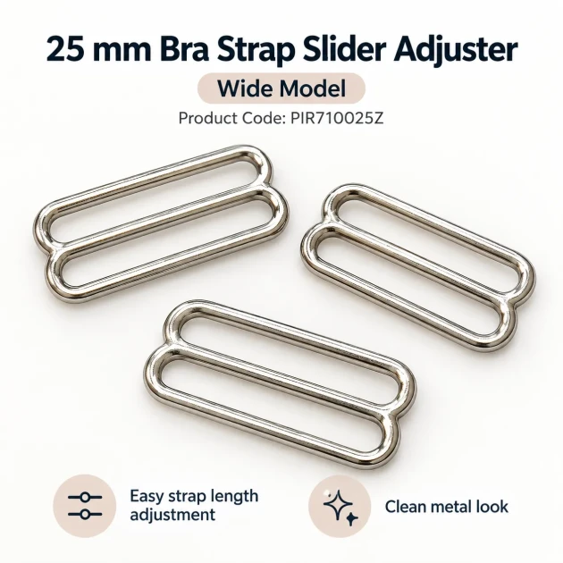 25 mm Zamak Sütyen Askı Ayar Tokası PIR710025Z