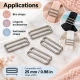 25 mm Zamak Sütyen Askı Ayar Tokası PIR710025Z